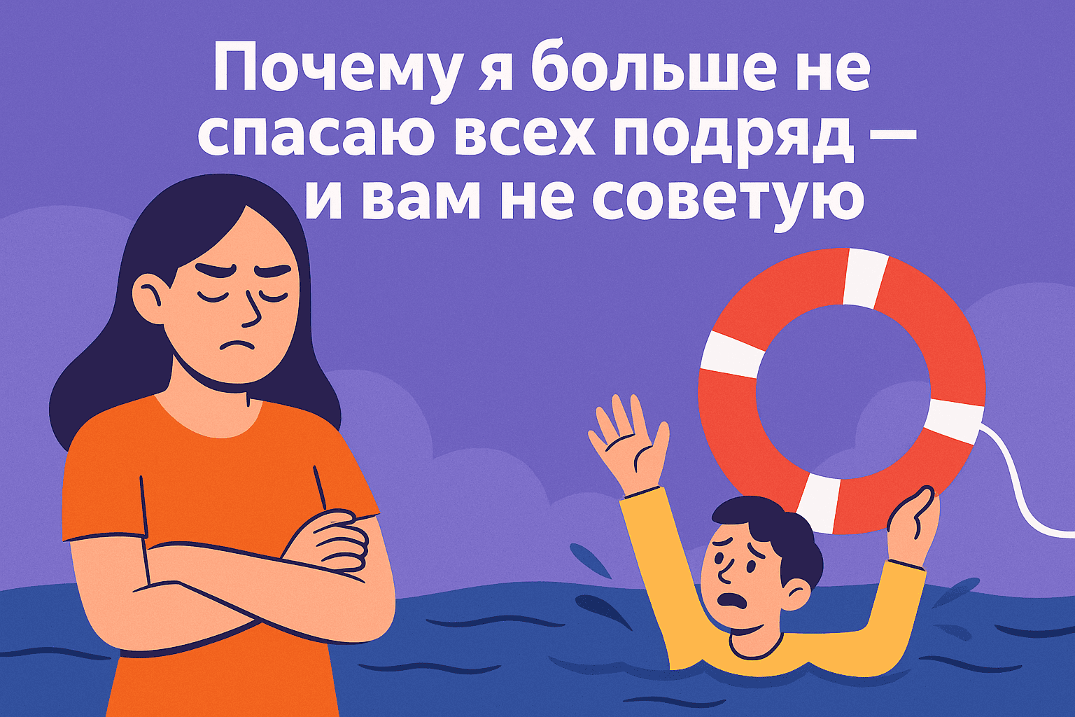 Почему я больше не спасаю всех подряд — и вам не советую