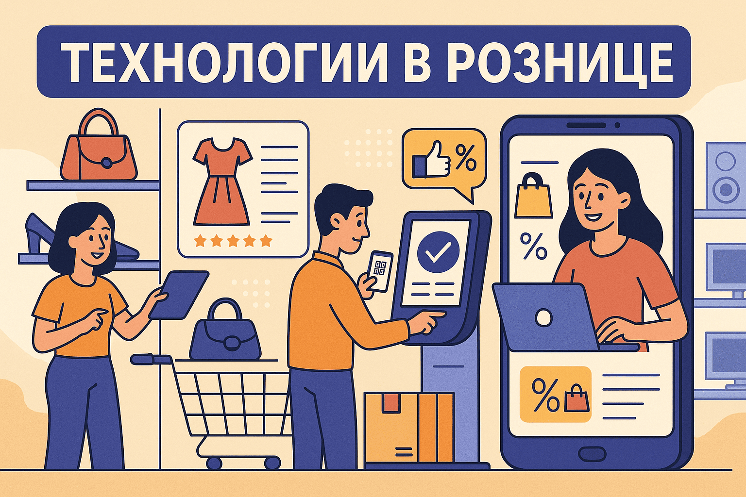 Технологии в рознице: как магазины побеждают в битве за покупателя
