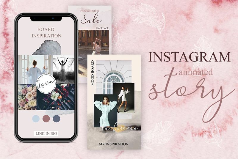 [Olga Tsypushkina] ANIMATED Instagram story - Watercolor (2020)