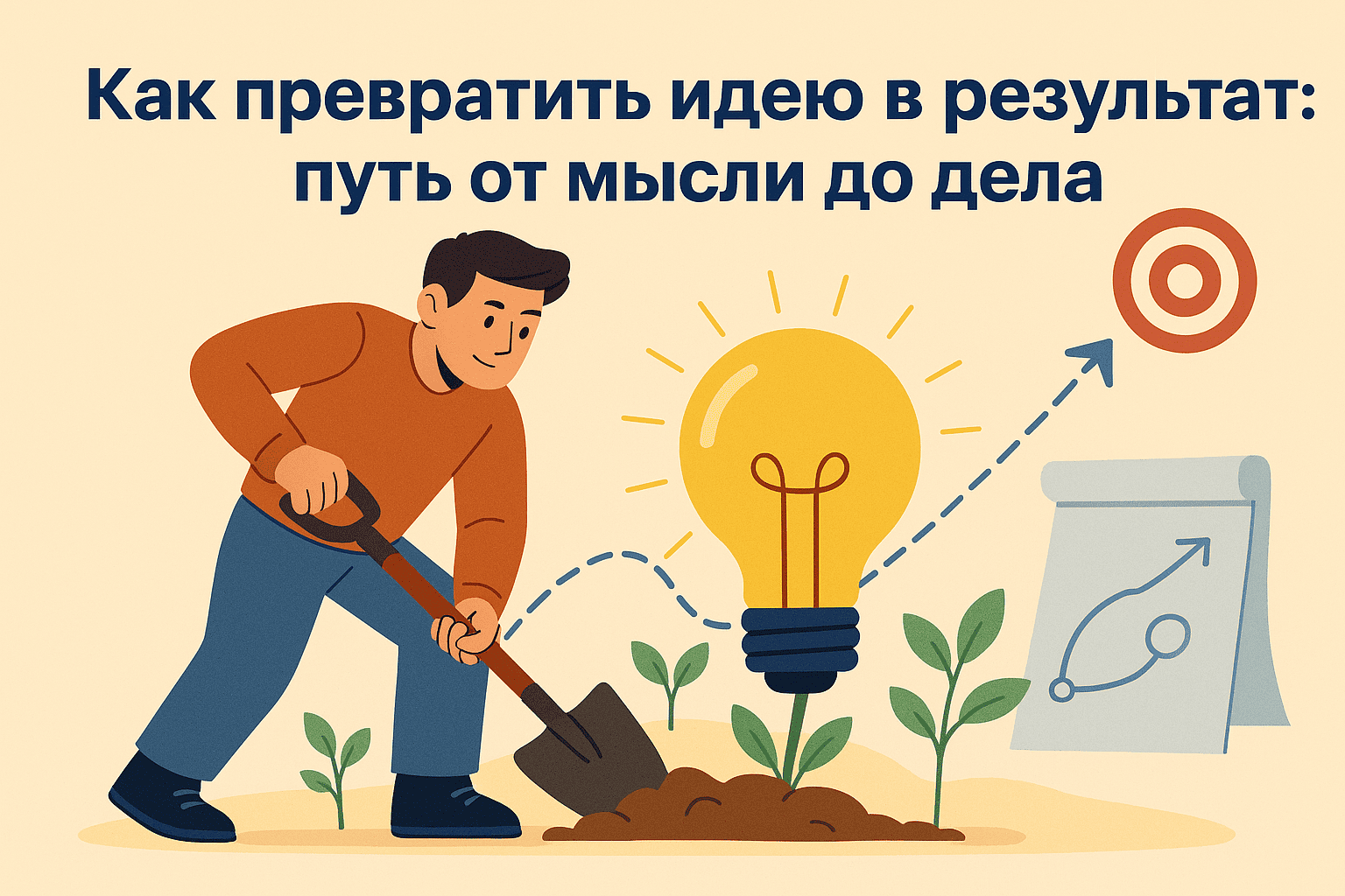 Как превратить идею в результат: путь от мысли до дела