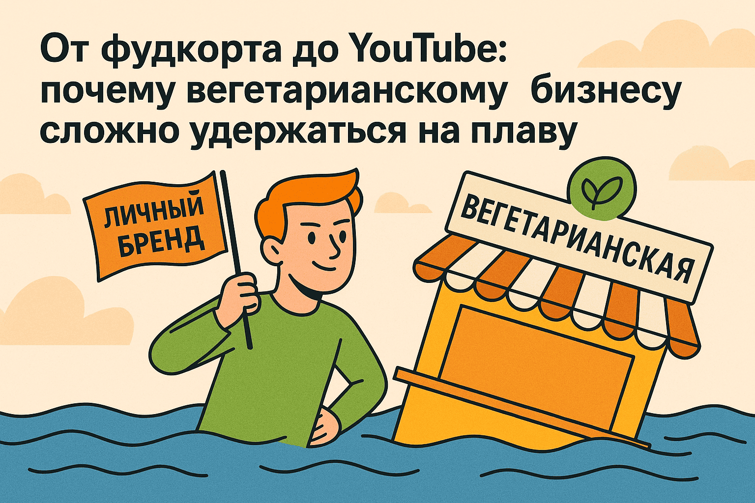 От фудкорта до YouTube: почему вегетарианскому бизнесу сложно удержаться на плаву