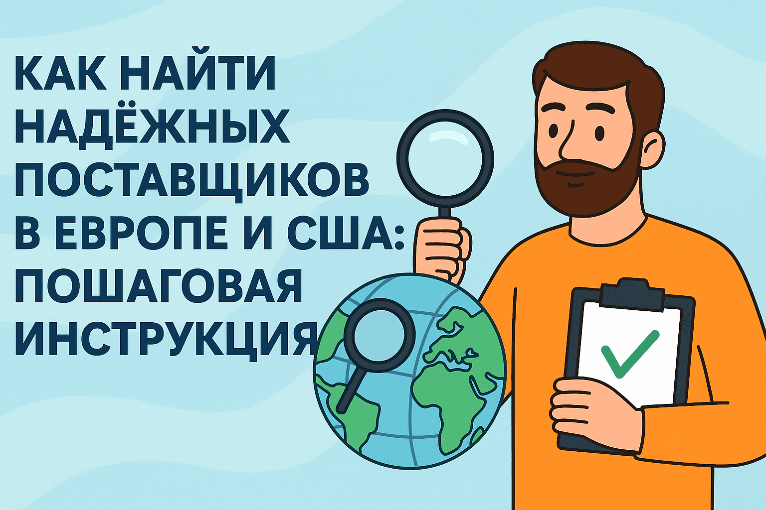 Как найти надёжных поставщиков в Европе и США: пошаговая инструкция