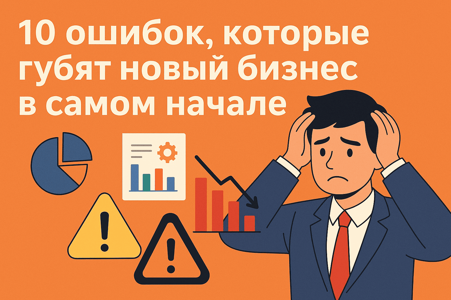 10 ошибок, которые губят новый бизнес в самом начале