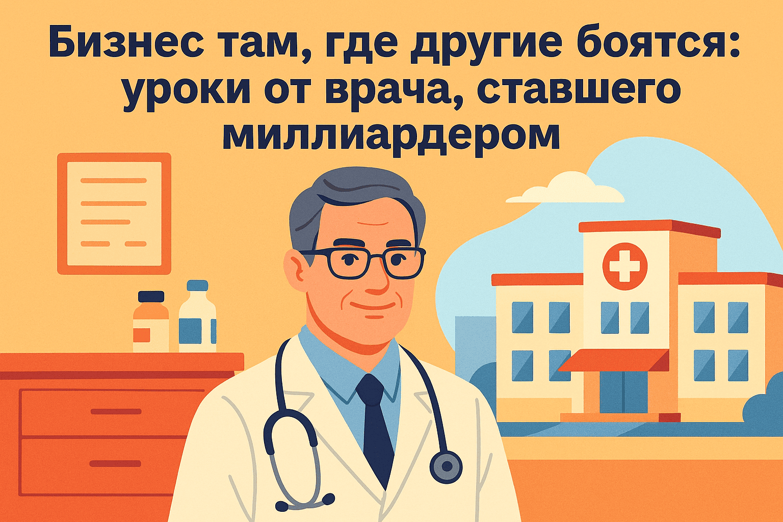 Бизнес там, где другие боятся: уроки от врача, ставшего миллиардером
