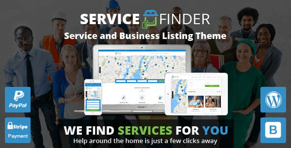 [Themeforest] Service Finder v2.1 — справочник и доска объявлений WordPress