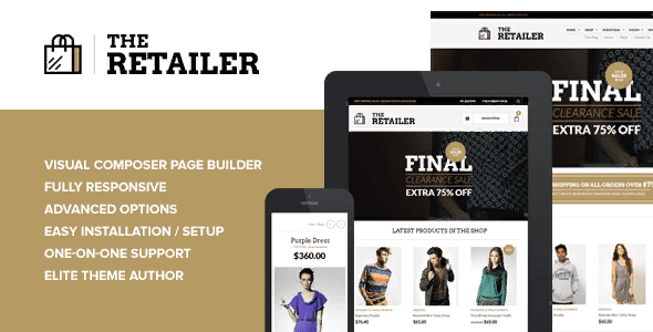[The Retailer] Это самый продаваемый WordPress шаблон для сайтов использующих WooCommerce