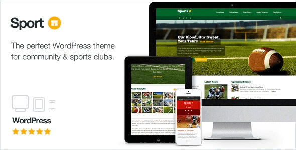 [Themeforest] Sport 2.9 - спортивный шаблон для WordPress