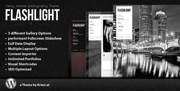 [Themeforest] Flashlight v4.3 — полноэкранный фото/портфолио WordPress шаблон