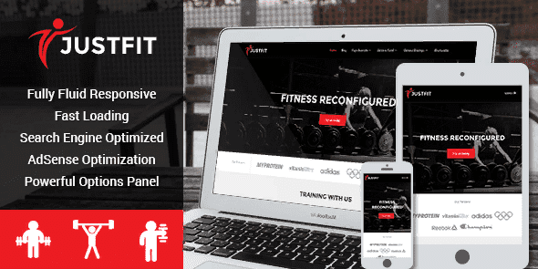 [JustFit] JustFit v1.3.2 - спортивный шаблон для WordPress