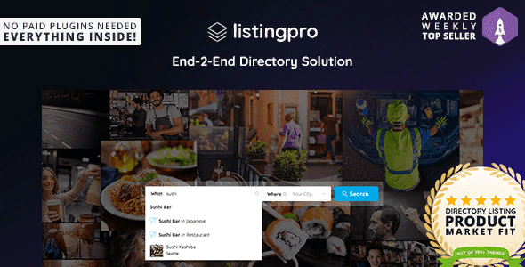 [listingpro] ListingPro v1.0.3 - тема для каталога/справочника