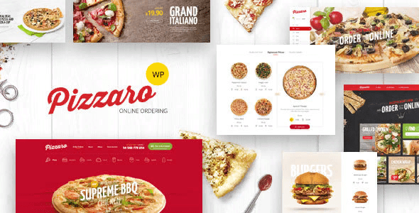[Themeforest] Pizzaro v1.1.3 - превосходный шаблон для доставки еды