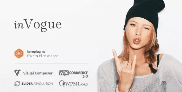 [Themeforest] inVogue v1.20.24 — мода / интернет магазин WordPress шаблон