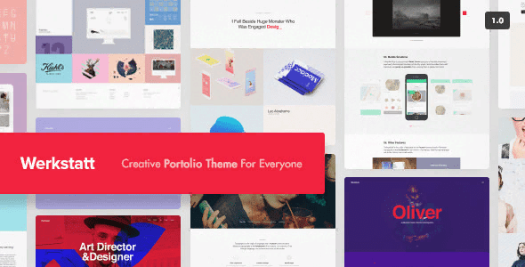 [Themeforest] Werkstatt v1.8.1 – креативный портфолио WordPress шаблон