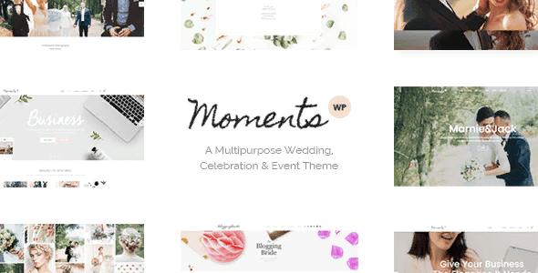 [WP] Moments v1.4 — свадебный WordPress шаблон