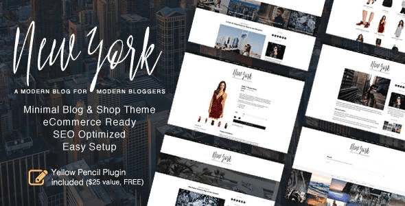 [Themeforest] New York 1.4.0 – WordPress Blog