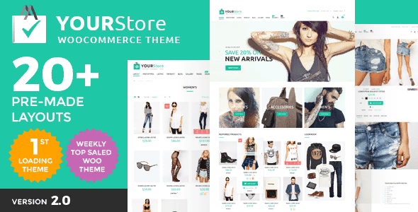 [YourStore] YourStore v2.0 — Woocommerce WordPress шаблон