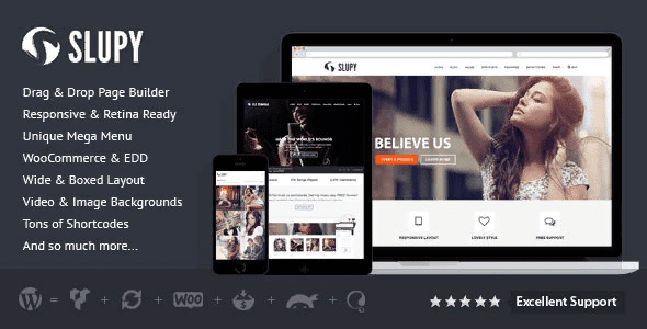 [Slupy] Slupy V1.1.7 - Отзывчивая многоцелевая тема WordPress