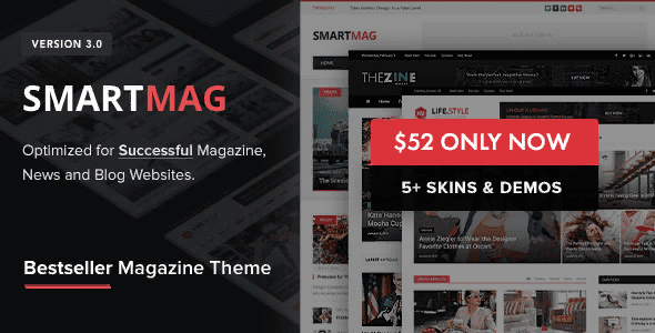 [Themeforest] SmartMag V3.1.0 - Отзывчивый WordPress шаблон журнала
