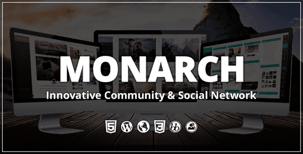 [WordPress] Monarch v2.0.0 — BuddyPress сообщество WordPress шаблон