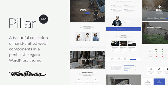 [themeforest] Pillar v1.1.8 — многоцелевой WordPress шаблон
