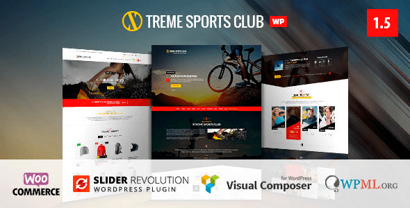 [Themeforest] Xtreme Sports v1.5.4 - Спортивный шаблон для WordPress