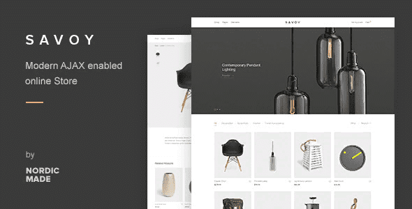 [Themeforest] Savoy v1.7.9 — минималистский AJAX WooCommerce WordPress шаблон