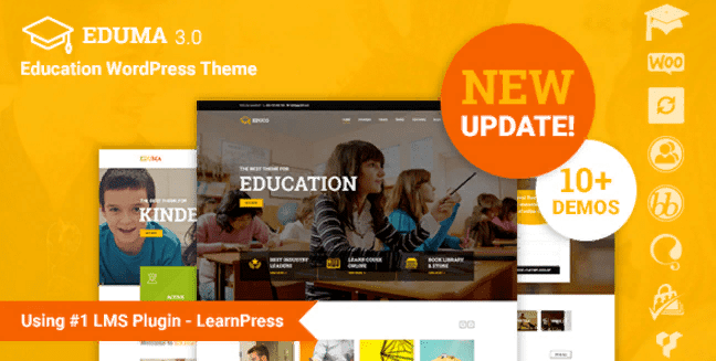[Themeforest] Eduma 3.1.1- Шаблон образования для WordPress