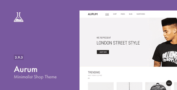 [Themeforest] Aurum v2.11 — минималистский WooCommerce WordPress шаблон