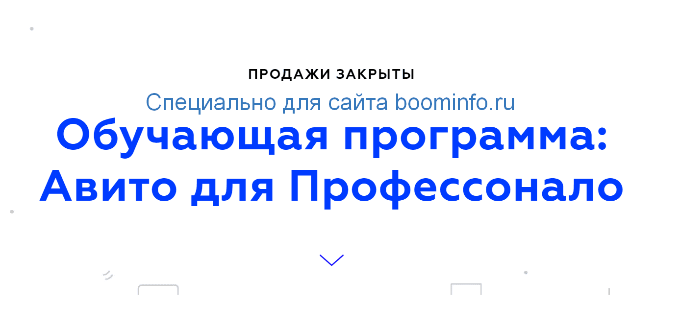 [Тимур Евлоев] Авито для Профессоналов (2020)