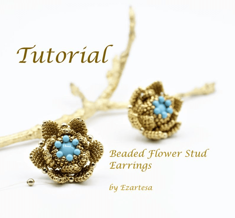 [Ezartesa Jewelry] Серьги-гвоздики цветы (2020)