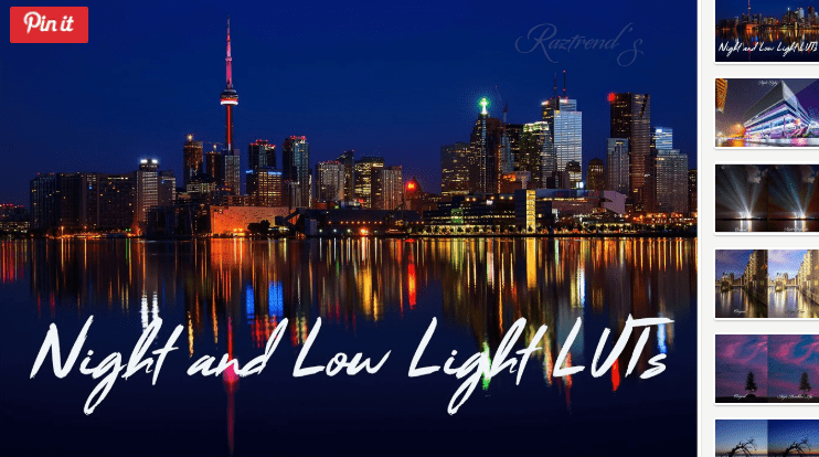 Night and Low Light LUTs (2018)