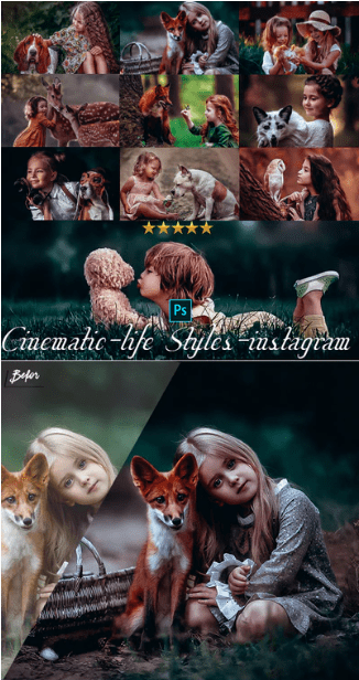 [Graphicriver] Portrait Cinematic Photoshop Actions (2020)