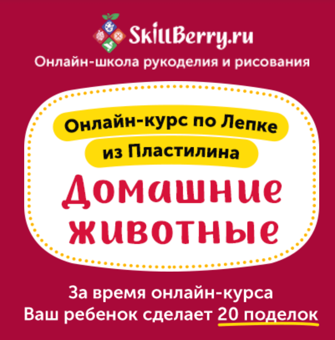 [Skillberry] Лепка из пластилина. Домашние животные (2020)