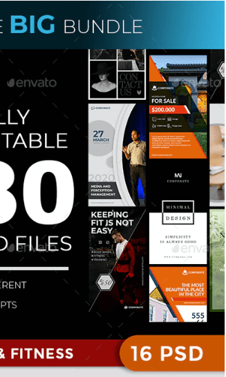 [Graphicriver] Instagram Big Bundle (2020)