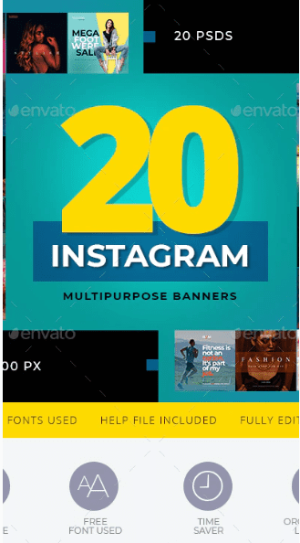 [Graphicriver] 20 Instagram Banners (2020)