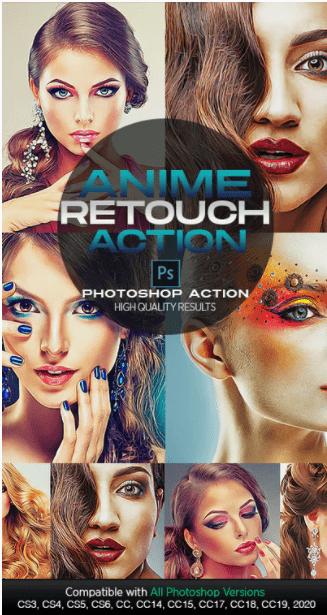 [Graphicriver] Anime Photo Retouch Photoshop Action (2020)