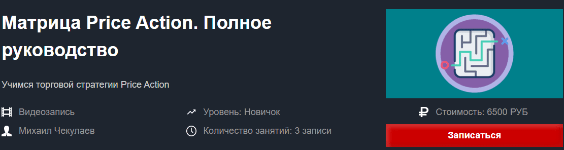 [Красный Циркуль] [Михаил Чекулаев] Матрица Price Action. Полное руководство (2019)