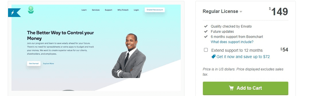 [CodeCanyon] Fintech 3.0.0 - платформа финансовых решений