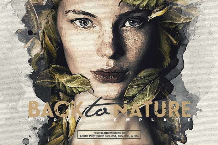 [Creativemarket] Back To Nature Photo Template (2020)