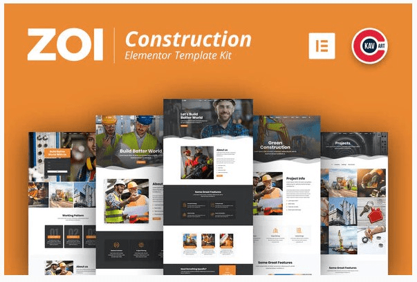 [Themeforest] ZOI - Construction Template Kit