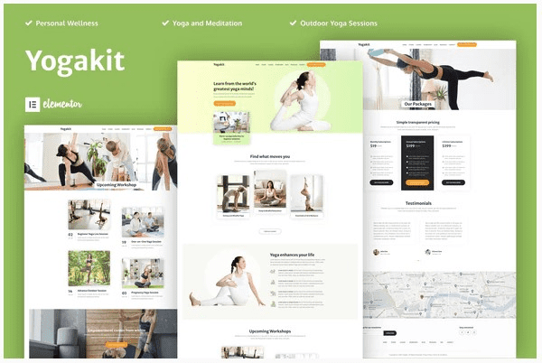 [Themeforest] Yogakit - Yoga & Meditation Elementor Template Kit