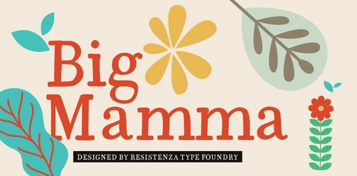 [MyFonts] Big Mamma Font