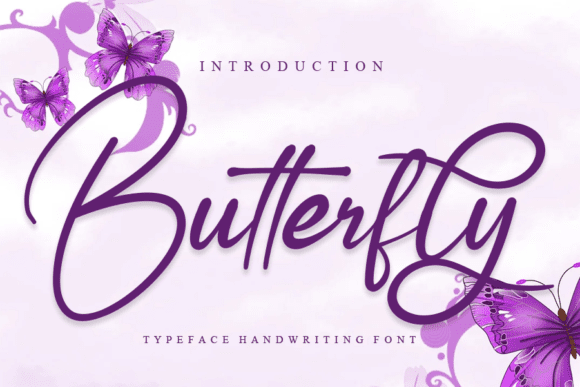[Creativefabrica] Butterfly Font