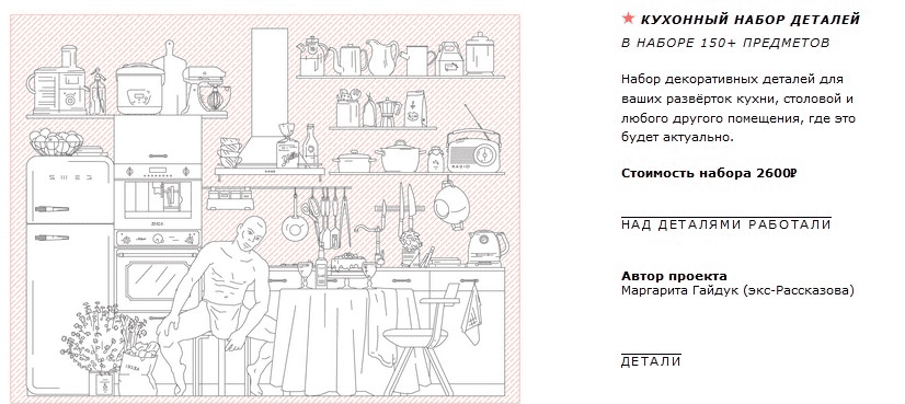 [Architectured] Кухонный набор деталей для AutoCAD, ArchiCAD (2020)