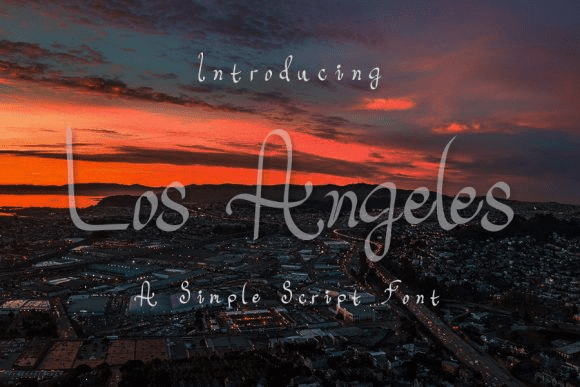[Creativefabrica] Los Angeles Font