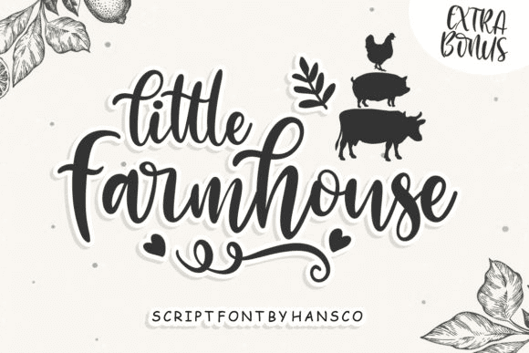 [Creativefabrica] Little Farmhouse Font