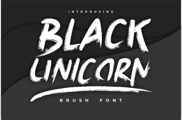 [Creativefabrica] Black Unicorn Font