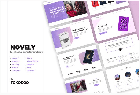 [Themeforest] Novely - Book Elementor Template Kit