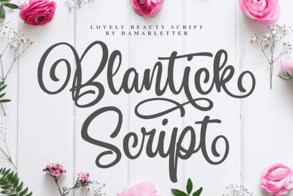 [Creativefabrica] Blantick Font
