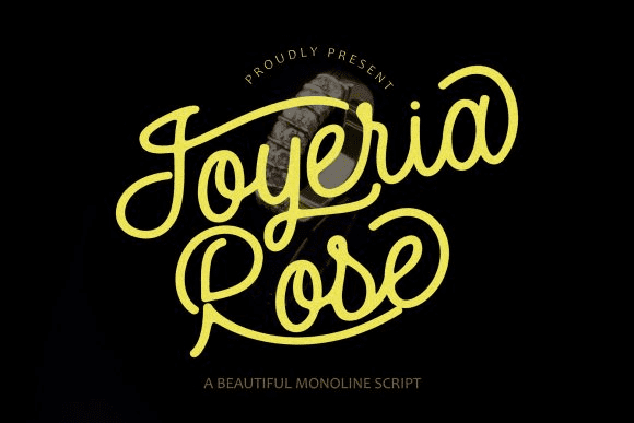 [Creativefabrica] Joyeria Rose Font